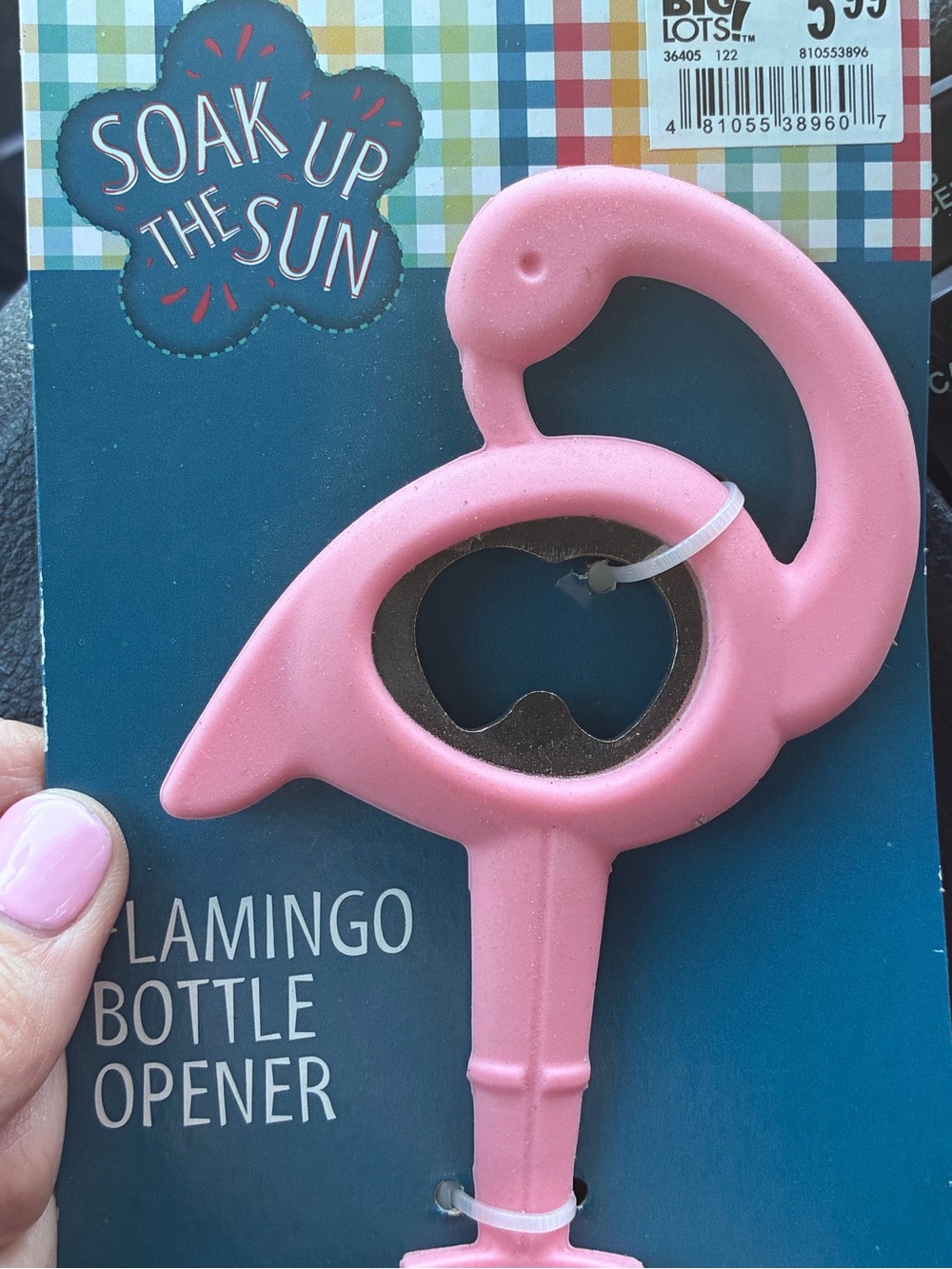 Flamingo bottle opener